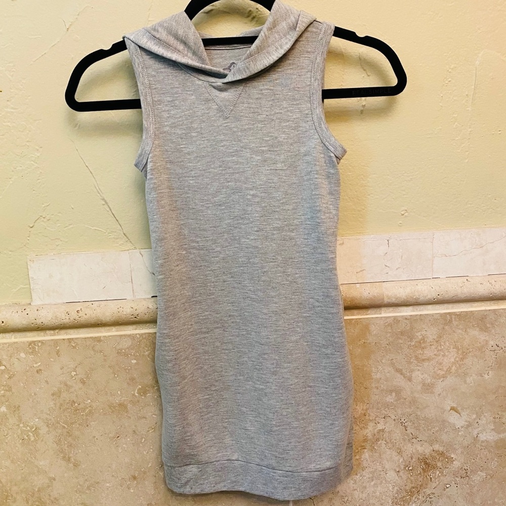 AFTON STREET Gray Hooded Street Dress 5T